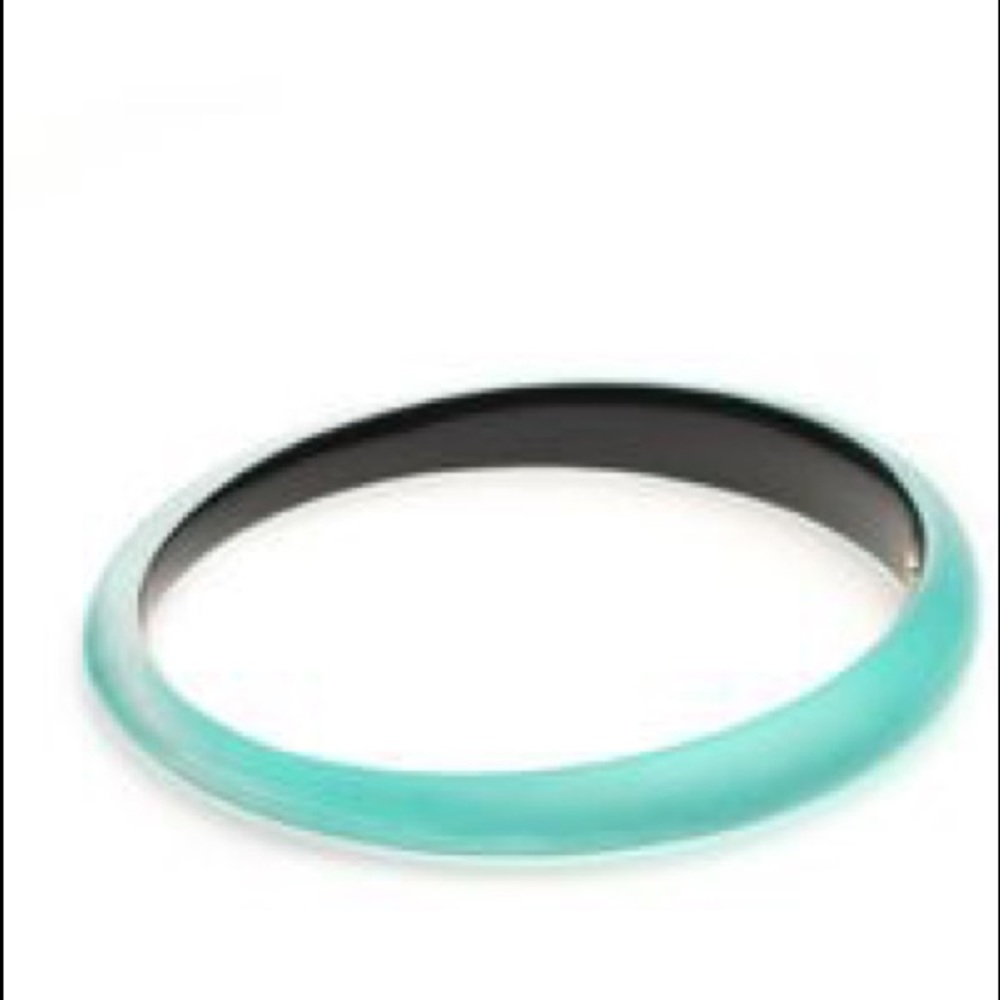Alexis Bittar skinny tapered bangle in mint